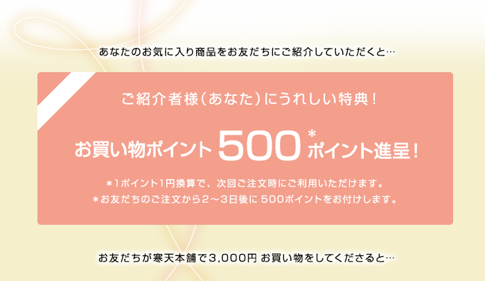 ポイントプレゼント
