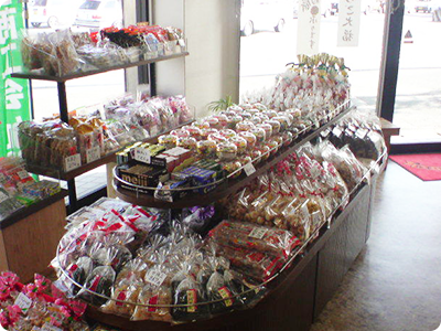 羽瀬製菓　店内